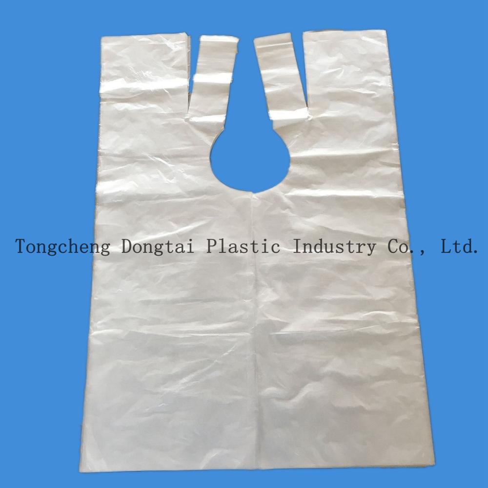 Barber shop hair salon LDPE HDPE plastic waterproof disposable shawl